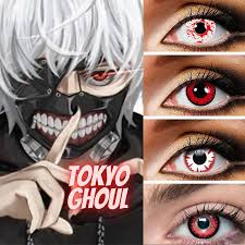tokyo ghoul lenses halloween makeup