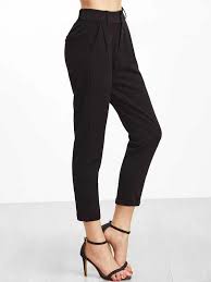 Cuffed Tapered Pants