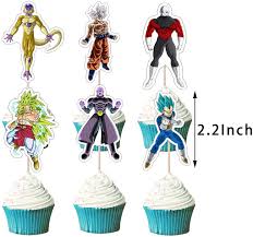 See more ideas about dragon ball z, dragon ball, birthday. Buy Dragon Ball Z Birthday Party Supplies And Decorations For Boys Includes Cupcake Toppers Balloons Banner Cake Topper For Kids Online In Vietnam B097b4l4zm
