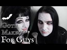 basic goth makeup for guys you