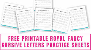 free royal fancy cursive letters