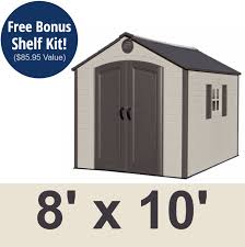 Assembling a lifetime shed kit. Lifetime 60056 8 X 10 Storage Shed On Sale With Fast Free Shipping