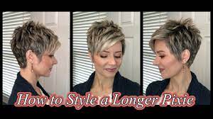 pixie hair tutorial with swept bangs