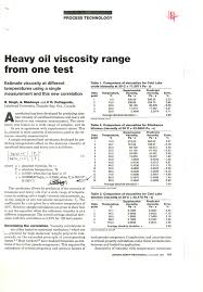 Pdf Heavy Oil Viscosity Range From One Test