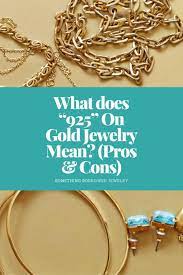 what does 925 on gold jewelry mean