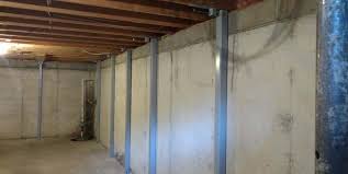 Stable Brace Bowing Basement Wall
