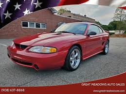 Save money on one of 32 used ford mustang svt cobras in redmond, wa. 1996 Ford Mustang Svt Cobra For Sale Carsforsale Com