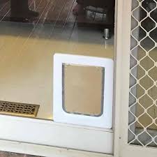 Screen Door With Pet Door Aussie Pet