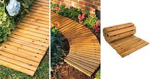 These Roll Out Wooden Walkways Set Up