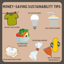 saving money with sustainable behaviors