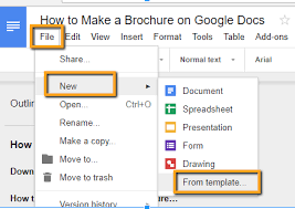How To Make A Brochure On Google Docs In Two Ways