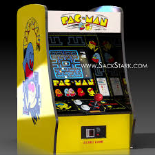 mini pacman arcade replica console in