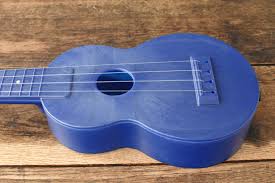 outdoor ukulele soprano blue nickel