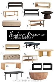 Modern Organic Coffee Tables For Every