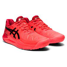 Lowest price in 30 days. Asics Women S Gel Resolution 8 Tokyo Tennis Shoes Sunrise Red And Eclipse Black Tennis Express 1042a131 701