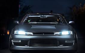 Nissan Silvia S14 Lights Night Wallpaper 1680x1050 17586