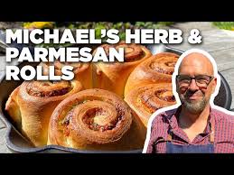 savory herb and parmesan rolls