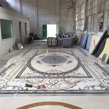 marble waterjet floor