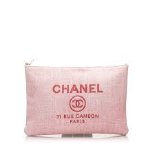 Cuscini&cuscini è lo shop online. Chanel Pochette In Tela In Rosa Second Hand Chanel Pochette In Tela In Rosa Acquista Di Seconda Mano A 969 4808337