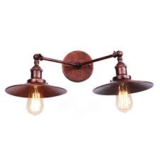 Industrial Antique Rust Wall Sconce 2