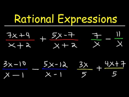 And Subtracting Rational Expressions