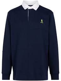 palace x ralph lauren pieced rugby polo french navy men s size large