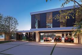 contemporary garages driveways