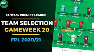 fpl team selection gameweek 20 son in