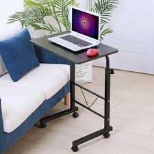 Rolling Office Laptop Table Adjustable