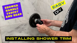 install delta shower trim kit faucet