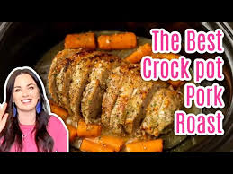 this crock pot pork roast is so