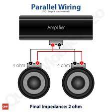 The resulting impedance (ohm load) is considered the nominal impedance seen by the amplifier. Subwoofer Wiring Wizard