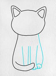easy cat drawing oartsy