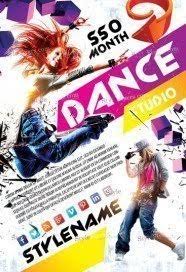 Dance Studio Free Psd Flyer Template Free Download 18296 Styleflyers
