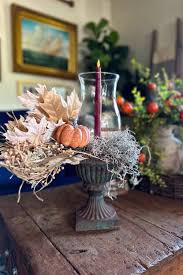 Fall Decorating Ideas With Hurricane Vases