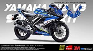 You can also upload and share your favorite yamaha yzf r15 v3 wallpapers. Wrap And Ride Yamaha R15 V3 Decal Wrap Robotic Shark Design Full Body Kit Amazon In Car Motorbike