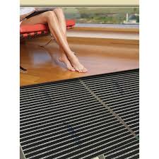 radiant floor heating system