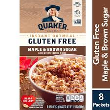 quaker instant oatmeal gluten free