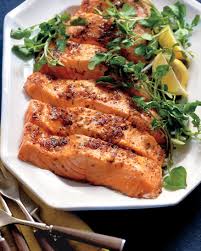 Warm and smokey sea bass served straight from the oven. Salmon Shines In This Simple Easter Dinner For A Crowd Martha Stewart