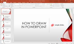 learn how to draw on powerpoint
