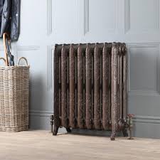 Milano Beatrix Ornate Cast Iron Radiator 768mm Tall Antique Copper Multiple Sizes Available