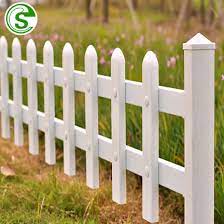 small plastic picket fencing panels