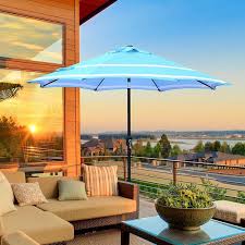 Crank And Tilt Pattern Patio Umbrella