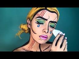 comic book pop art makeup sfx