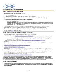student visa information