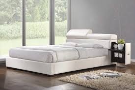 White Platform Bed Nina Ac 420