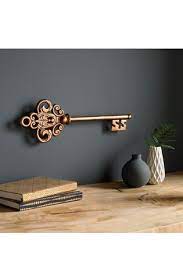 Rose Gold Key Wall Plaque
