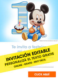 32 Free Mickey Mouse Birthday Invitations For Edit