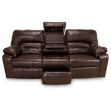 dakota chocolate power reclining sofa