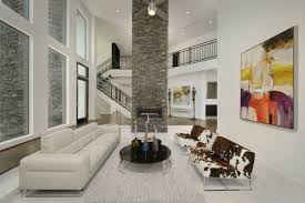 modern stone accent wall contemporary